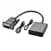 تبدیل VGA به HDMI همراه با کابل AUX و پاور